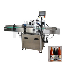 HZPK ARLM-200B Automatic round plastic glass bottle adhesive sticker transparent pneumatic labelling machine linear type price